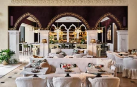 Ristorante Per L'Ora offers an elegant setting for fine dining at our luxury boutique hotel in Los Angeles.