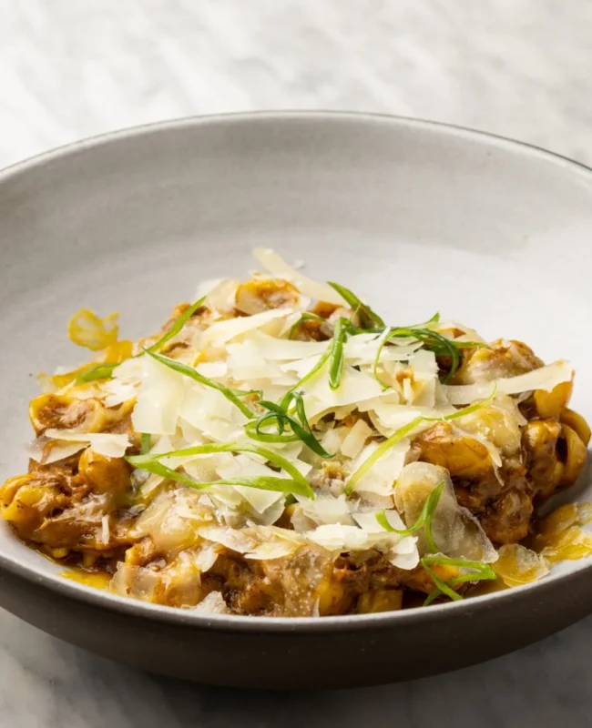 Orecchiette pasta dish