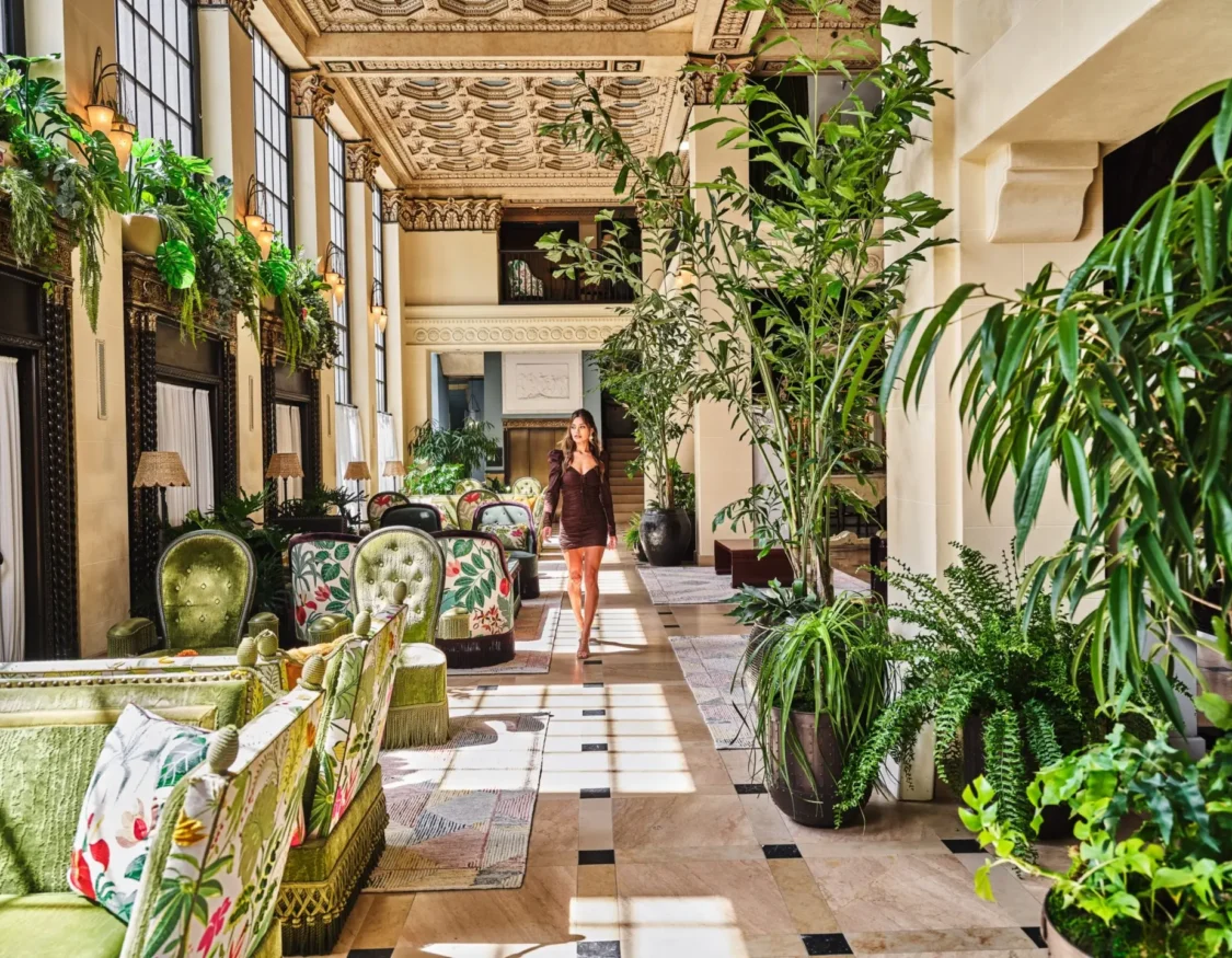 Lifestyle photo of person walking